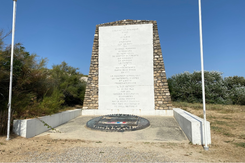 Monument Amerikaanse Soldaten Pointe de Grave #3