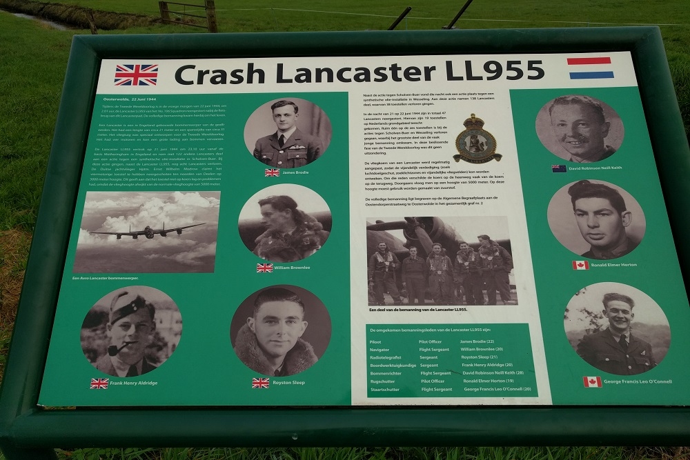 Lancaster LL955 information panel #1