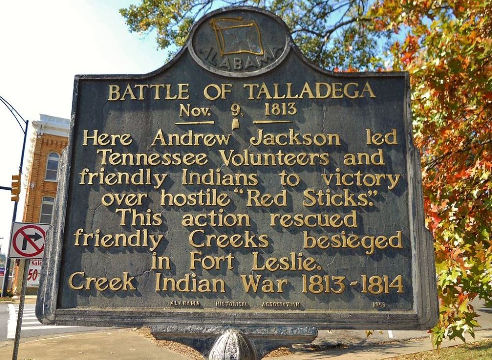 Information Sign Battle of Talladega