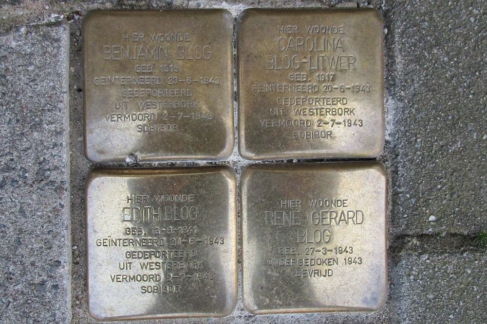 Stolpersteine Hunzestraat 131