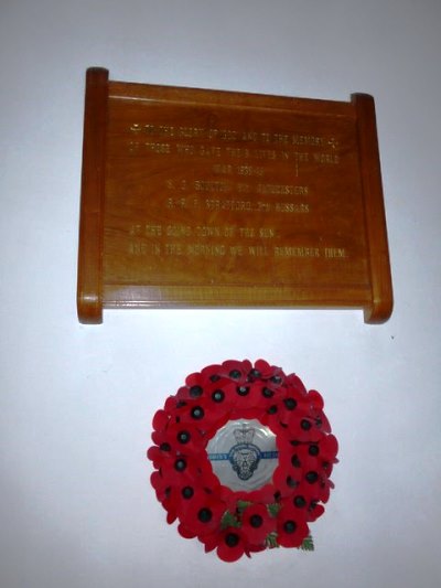 World War II Memorial All Saints Church