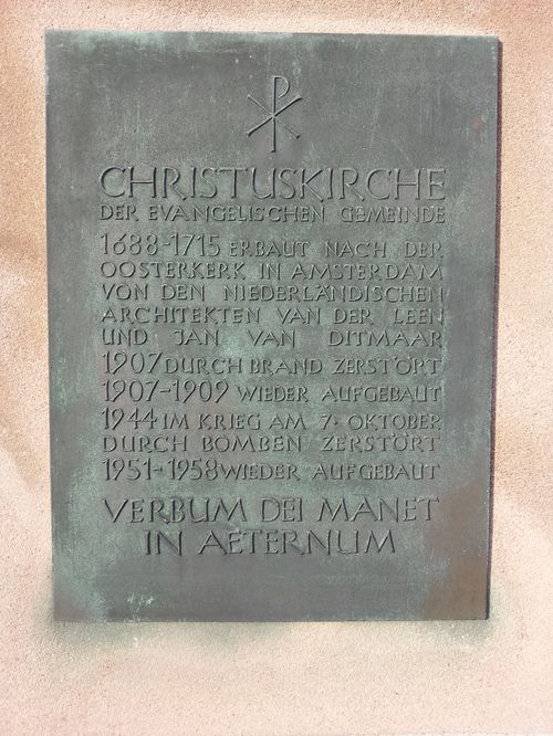 Memorial Rebuilding Christuskirche Emmerich