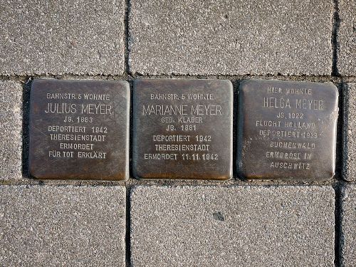 Stolpersteine Bahnstrae 34