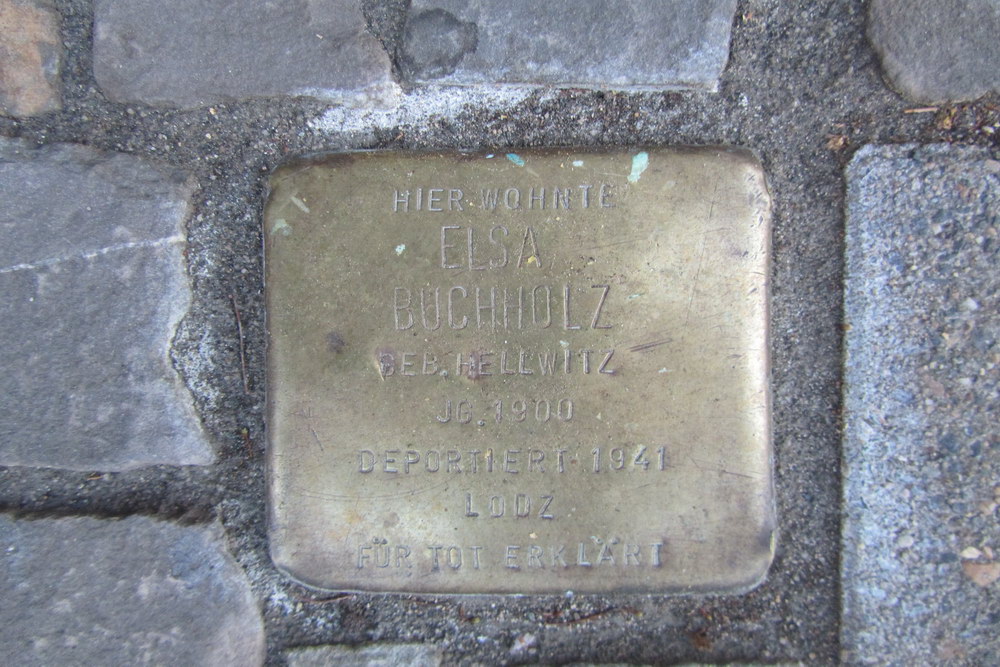 Stolperstein Theresienstrae 75 #1