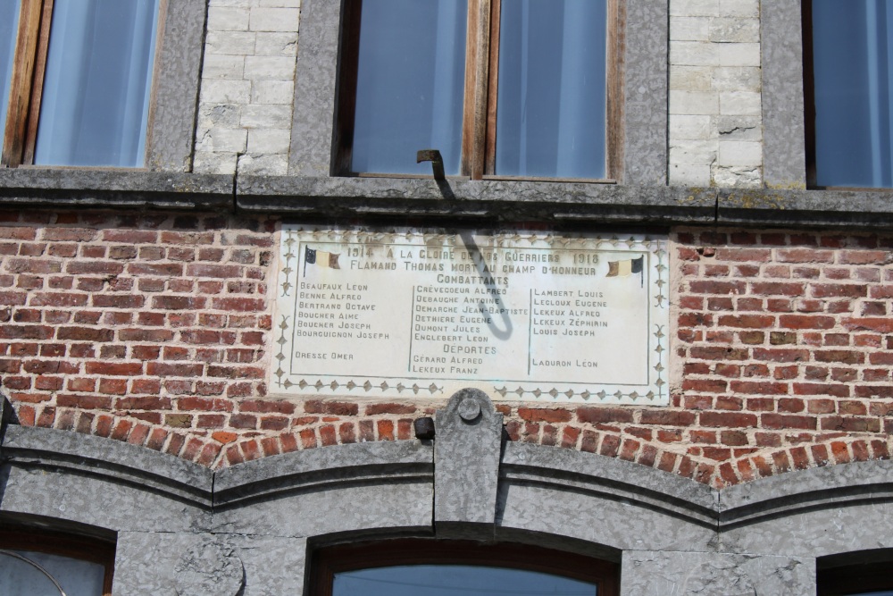Gedenkteken Eerste Wereldoorlog Mont-Saint-André #2