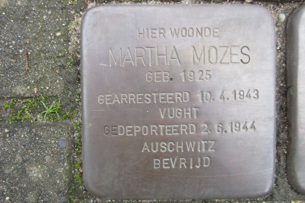 Stolpersteine Waterhoefstraat 63 #3