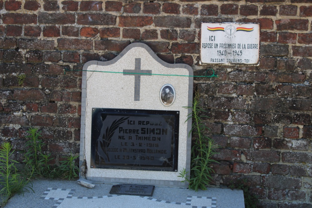 Belgian War Grave Thiméon #1