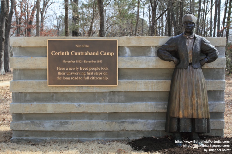 Monument Corinth Contraband Camp