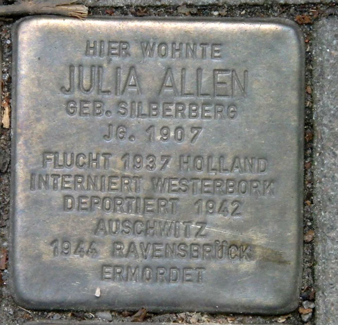 Stolpersteine Wohlers Allee 28 #2