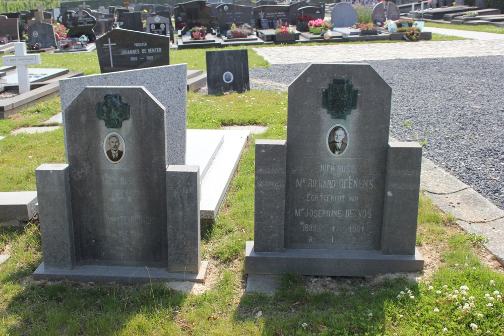 Belgische Graven Oudstrijders Nukerke Begraafplaats #2