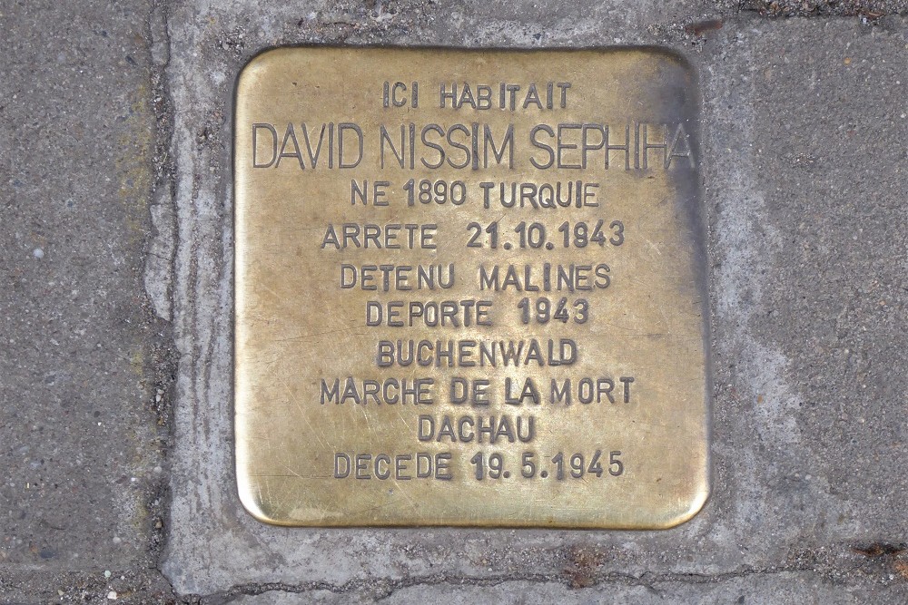 Stolperstein Théodore Verhaegenstraat 126