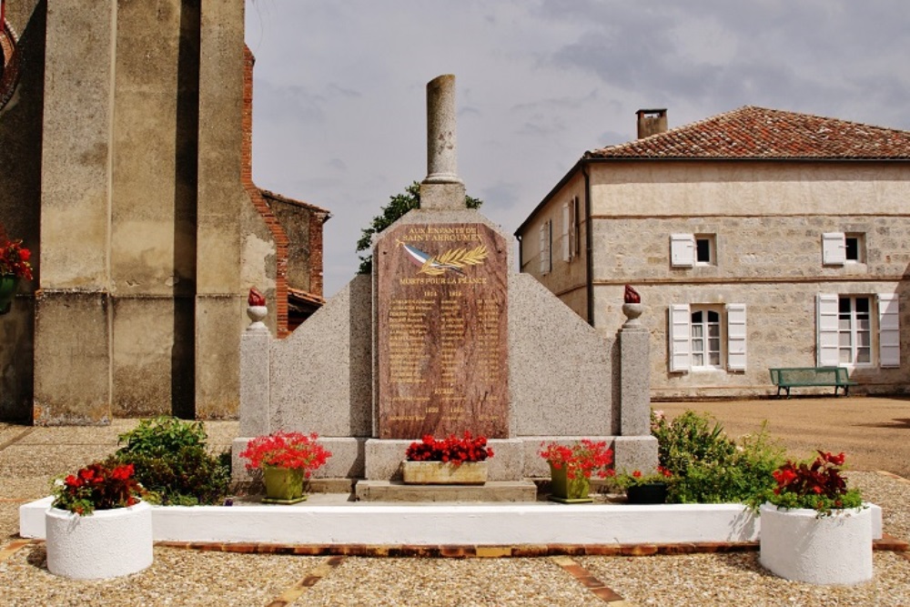 War Memorial Saint-Arroumex