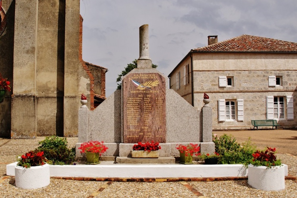 War Memorial Saint-Arroumex #1