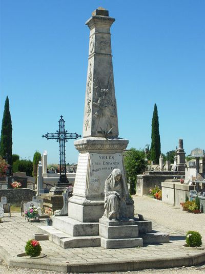 Oorlogsmonument Violes #1