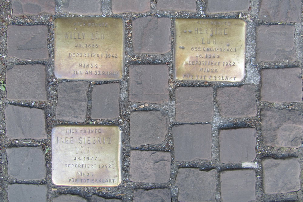 Stumbling Stones Höninger Weg 184 #1
