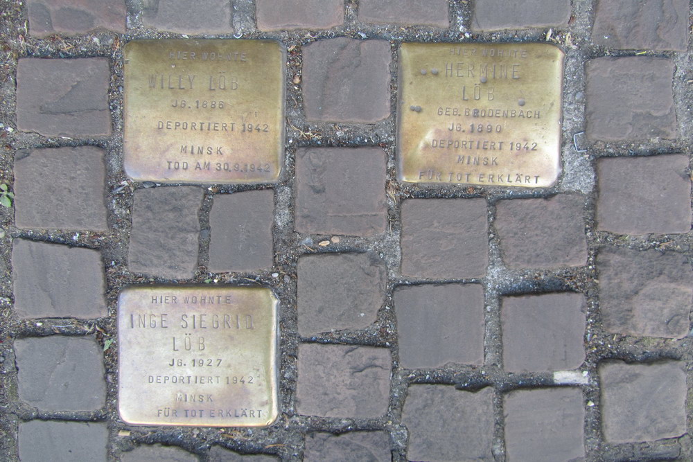 Stolpersteine Hninger Weg 184