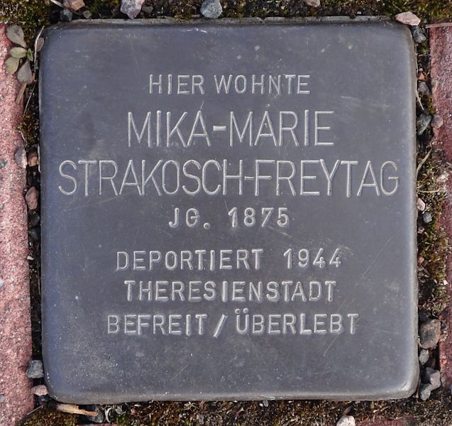 Stolperstein Weimarer Strae 145 #1