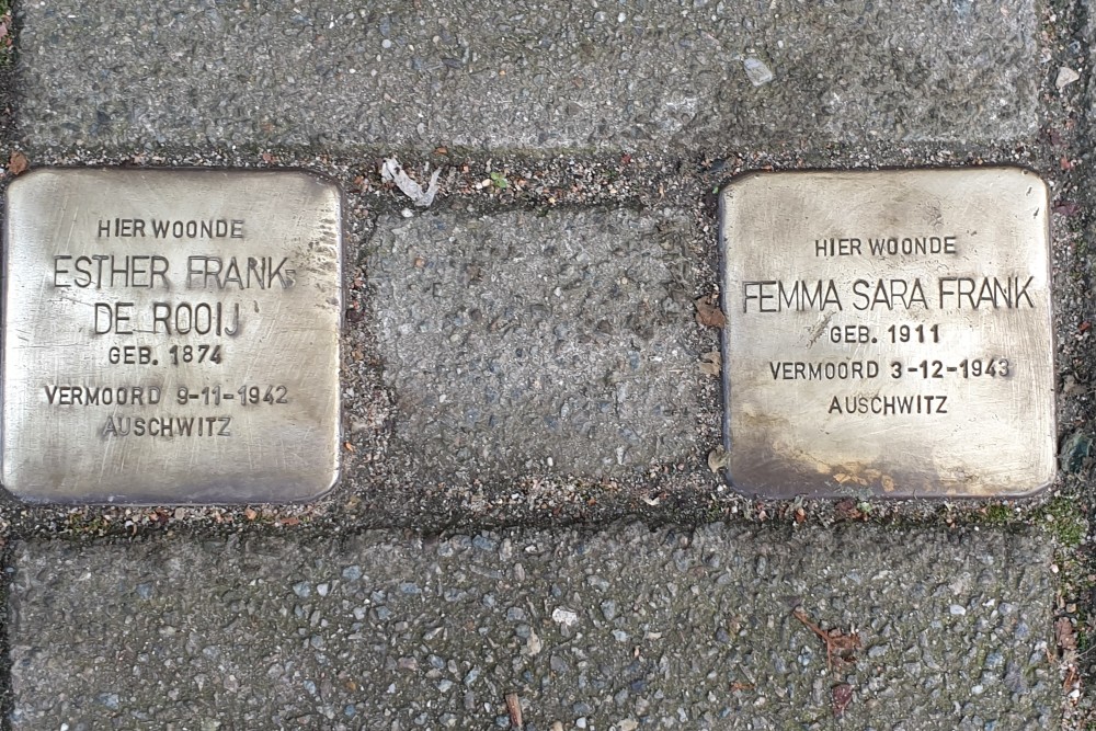 Stolpersteine Plantage Kerklaan 20 #1