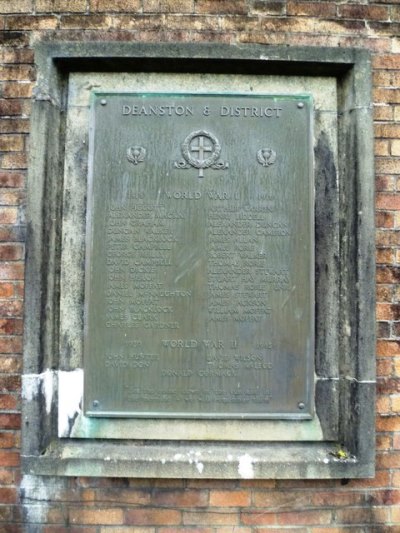 Oorlogsmonument Deanston en District