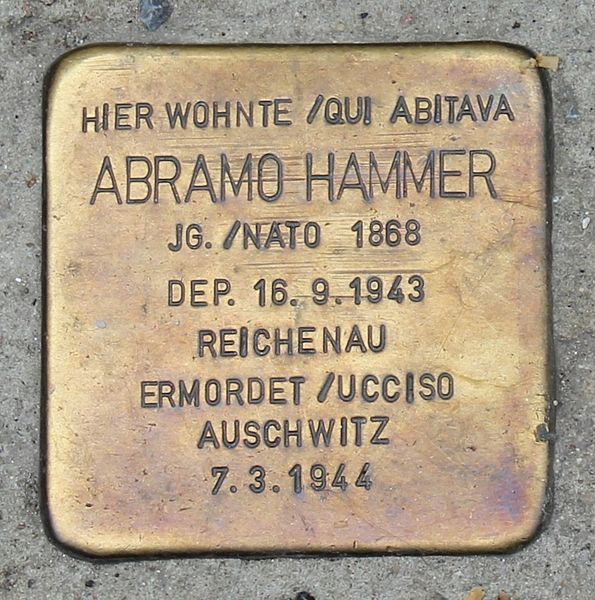 Stolpersteine Via Haller 9 #2