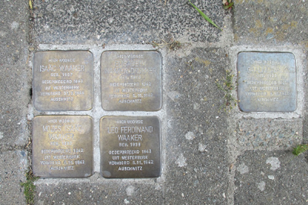 Stolpersteine Paul Krugerstraat 64 #1