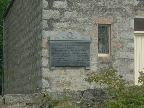 Oorlogsmonument Leslie