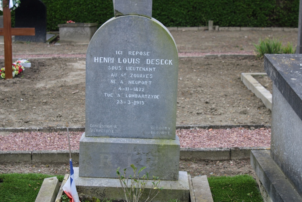 French War Grave Nieuwpoort