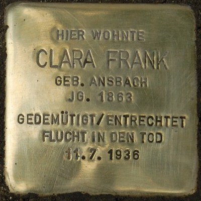 Stolpersteine Erhardstrae 21 #3