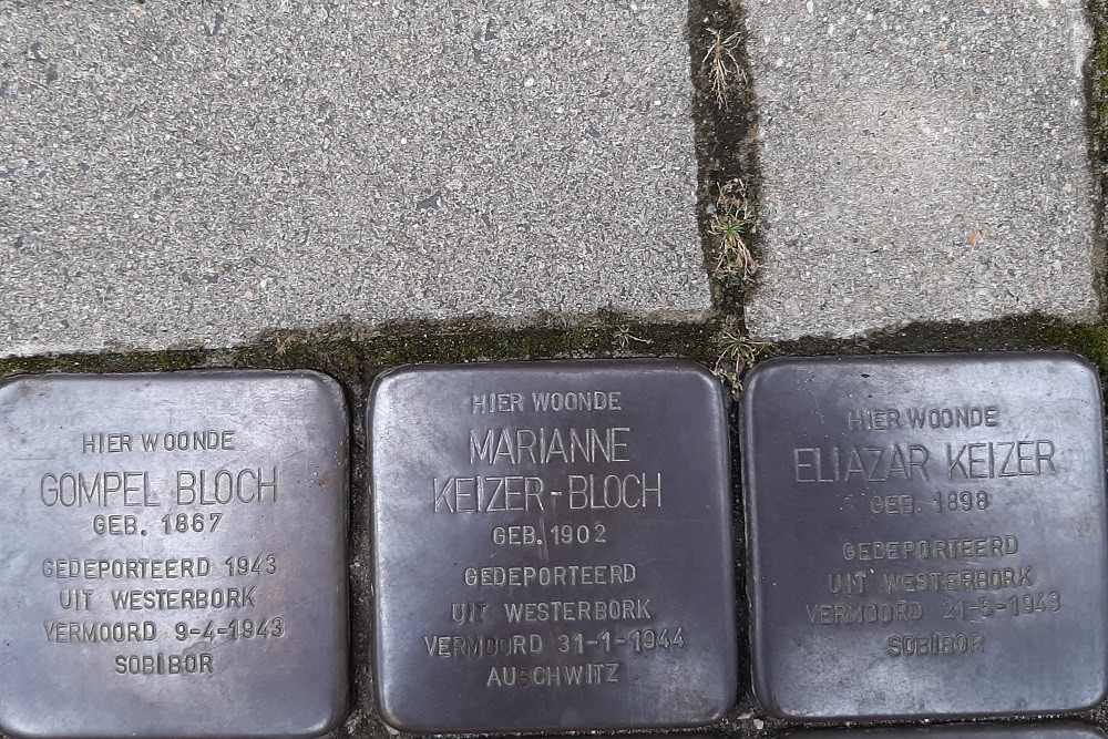 Stolpersteine Den Texstraat 25 #2