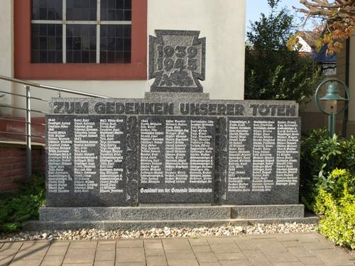 Oorlogsmonument Unterwisheim #1