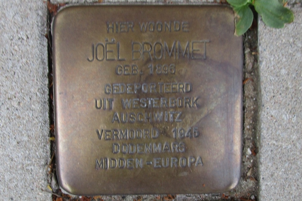 Stolperstein Rooseveltlaan 74-I #1