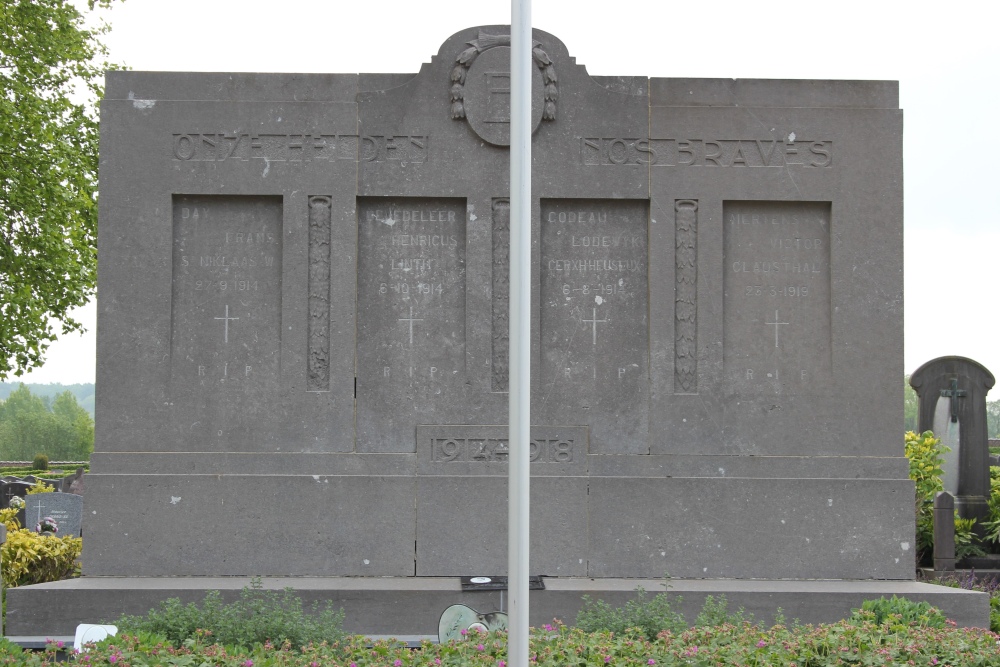 Oorlogsmonument Begraafplaats Buizingen #1