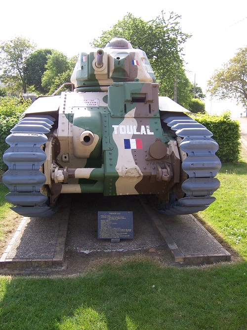 Char 1 Bis Zware Tank / Monument Slag om Stonne 1940 #2
