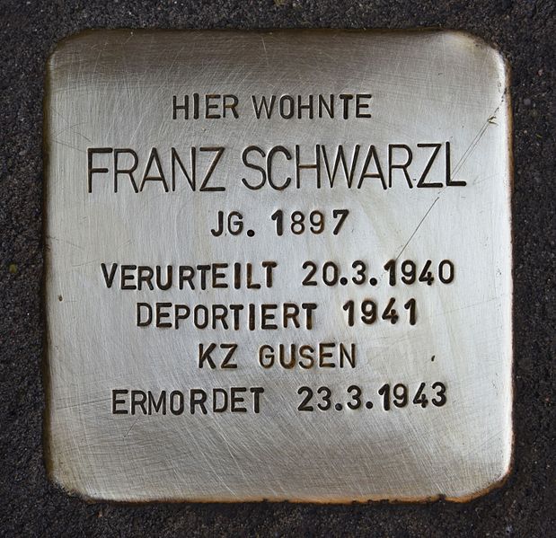 Stumbling Stone Rechbauerstraße 3
