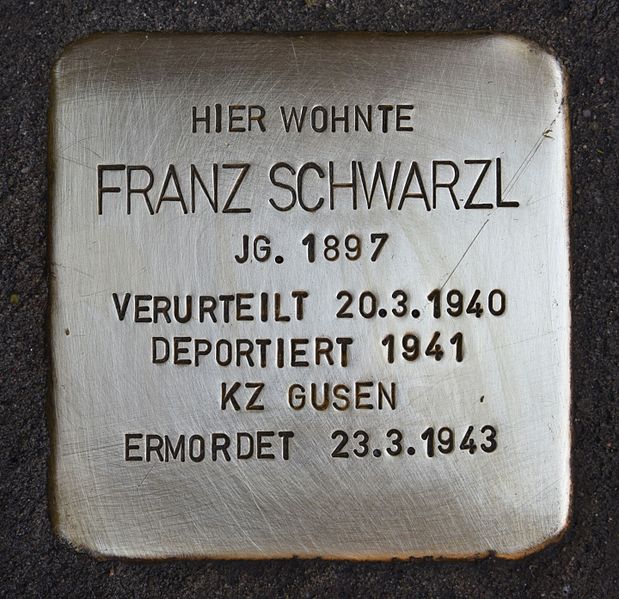 Stolperstein Rechbauerstrae 3