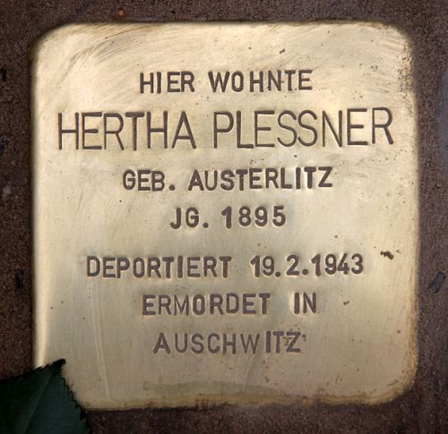 Stolpersteine Suarezstrae 30 #2