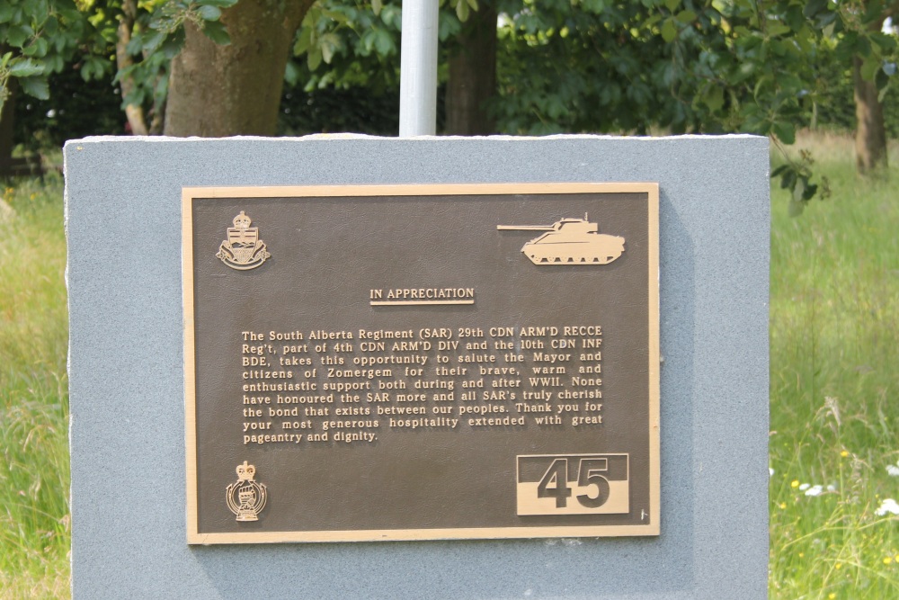 Monument The South Alberta Regiment #3