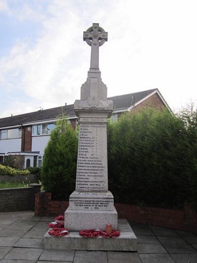 Oorlogsmonument South Reddish