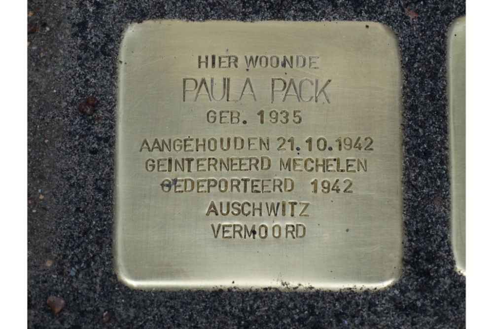 Stolpersteine Kleine Beerstraat 15 #2