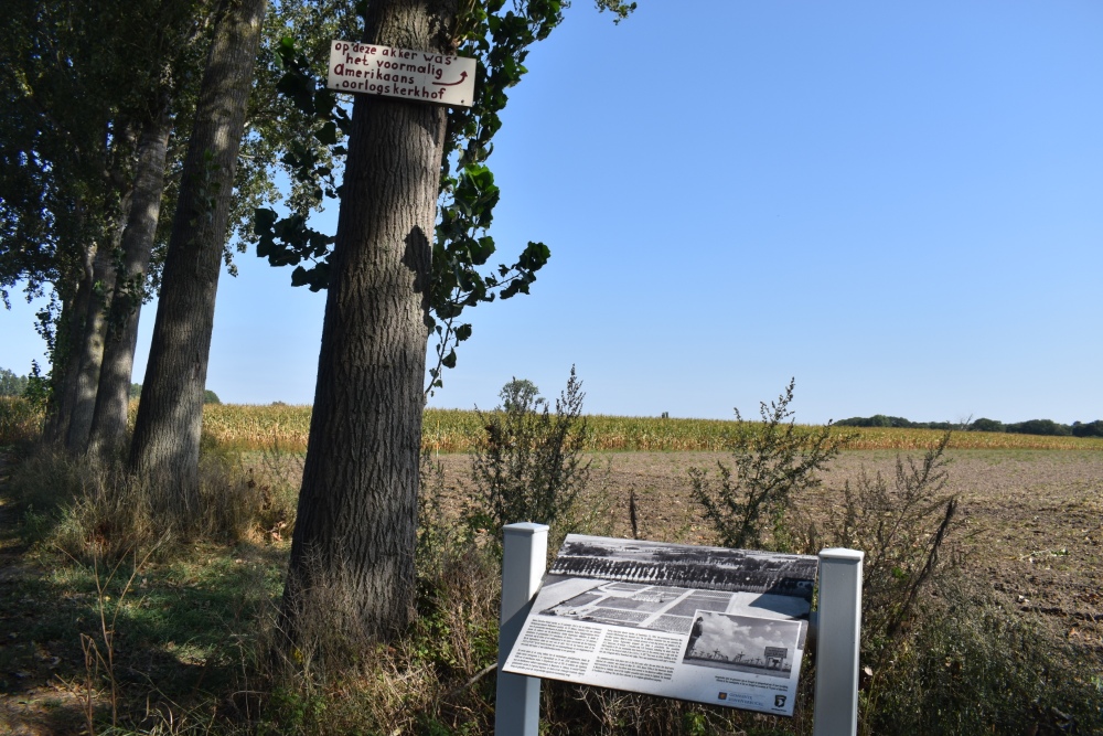 Information Sign Former American Cemetery