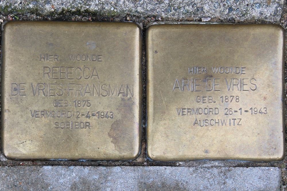 Stolpersteine Tolstraat 25 #1