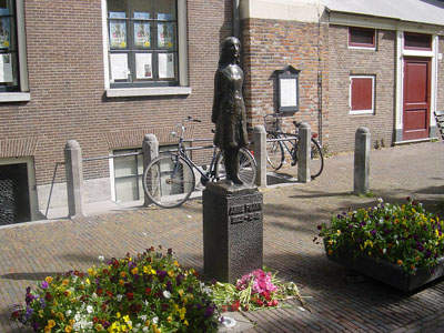 Monument Anne Frank Westermarkt Amsterdam #1