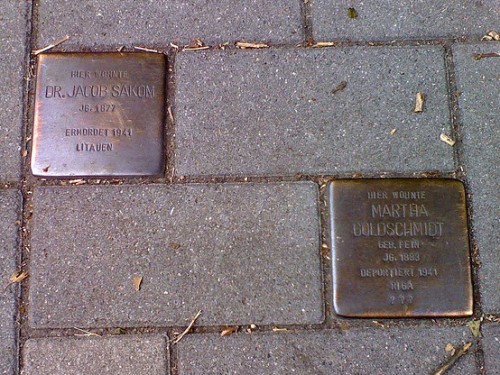 Stumbling Stones Curschmannstraße 13 #1