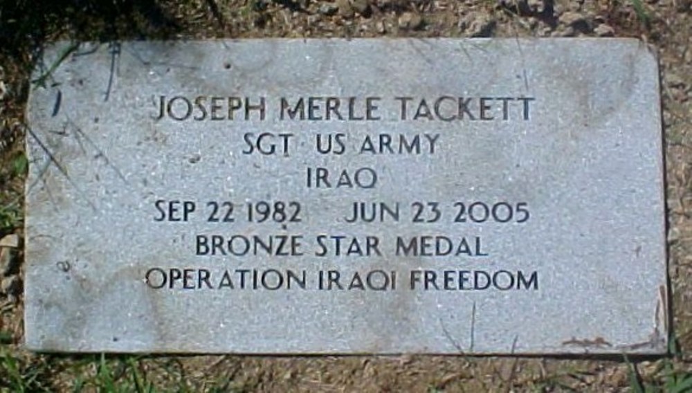American War Grave Tackett Family Cemetery #1