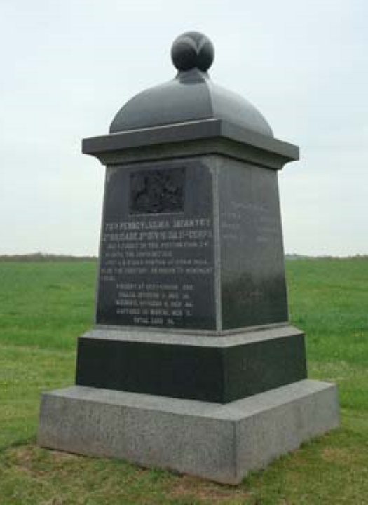 Monument 75th Pennsylvania Infantry