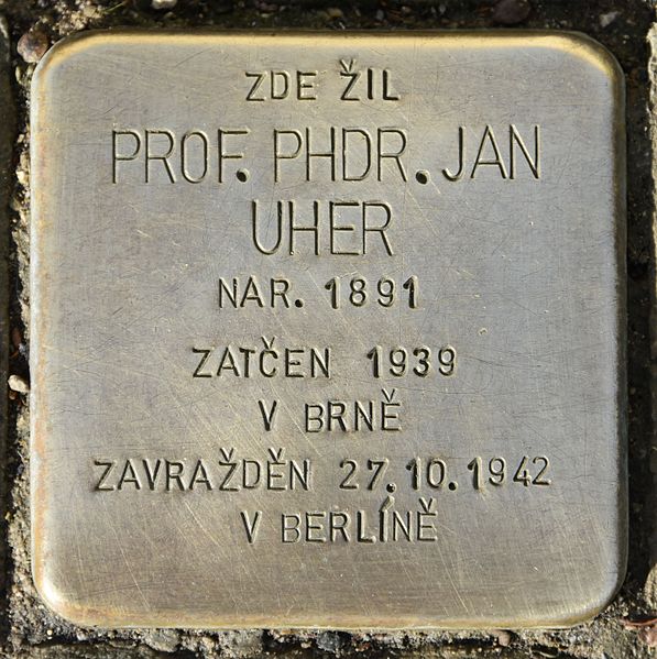 Stolperstein Rudiova 161/6