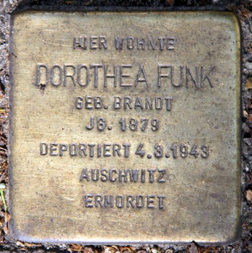 Stumbling Stones Weseler Straße 15 #1