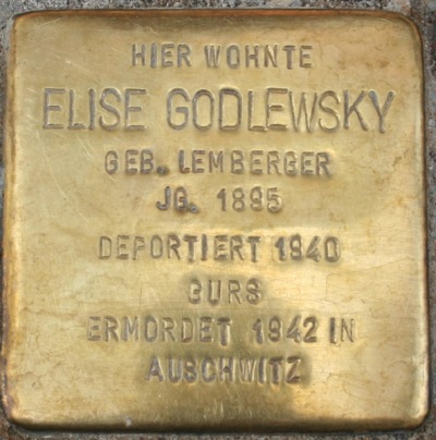 Stolpersteine Pfinztalstrae 84 #3