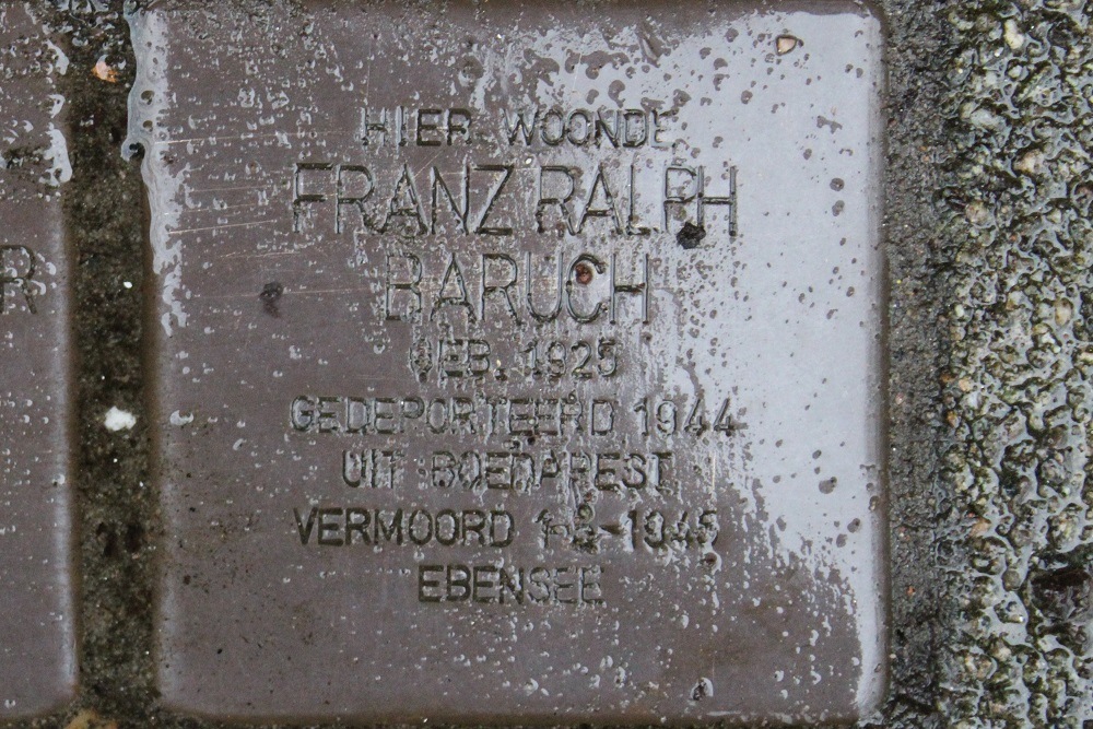 Stolpersteine Apollolaan 187 #4