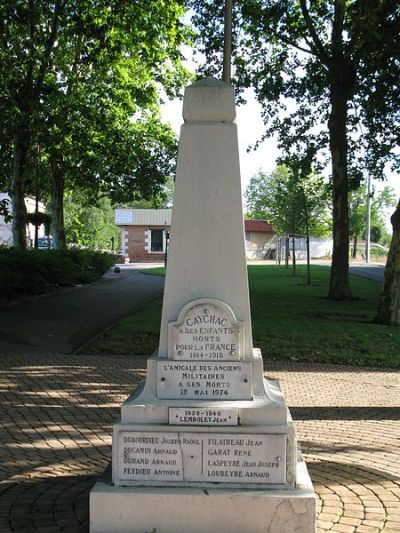 Oorlogsmonument Caychac